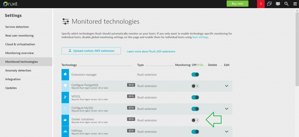 Docker container