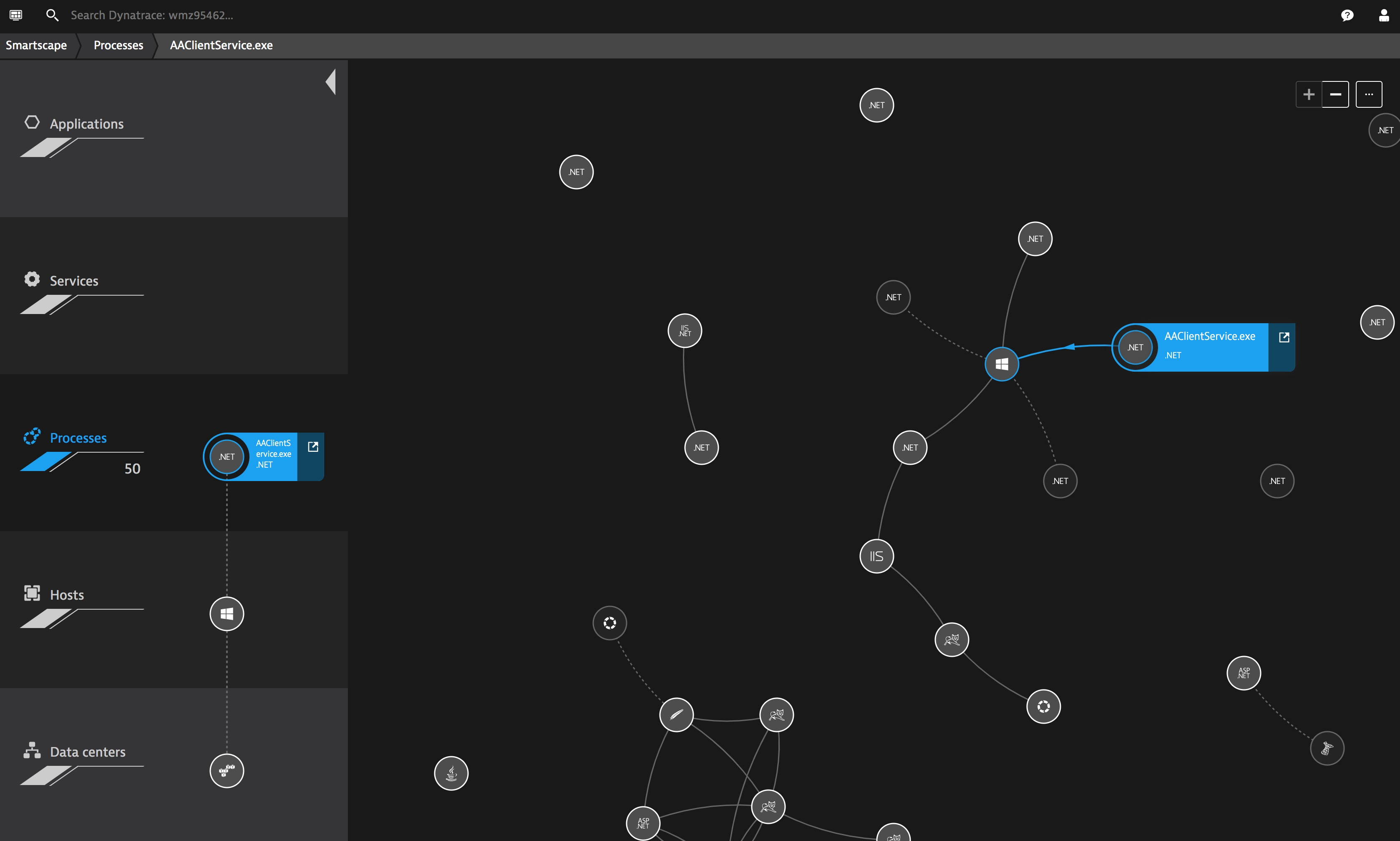 Screenshot SmartScape Processes