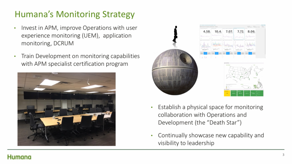 Humana's Monitoring Strategy for Digital Transformation