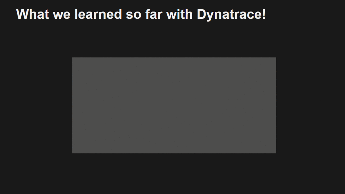 We already found answers to all dependency and service flow questions. All by simply installing the Dynatrace OneAgent