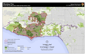 Map of Woolsey Fire Burn Area