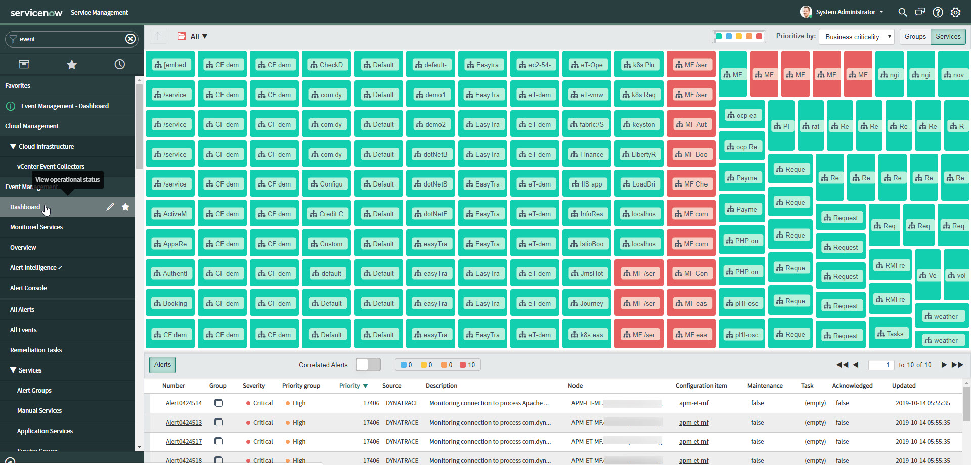 servicenow itom