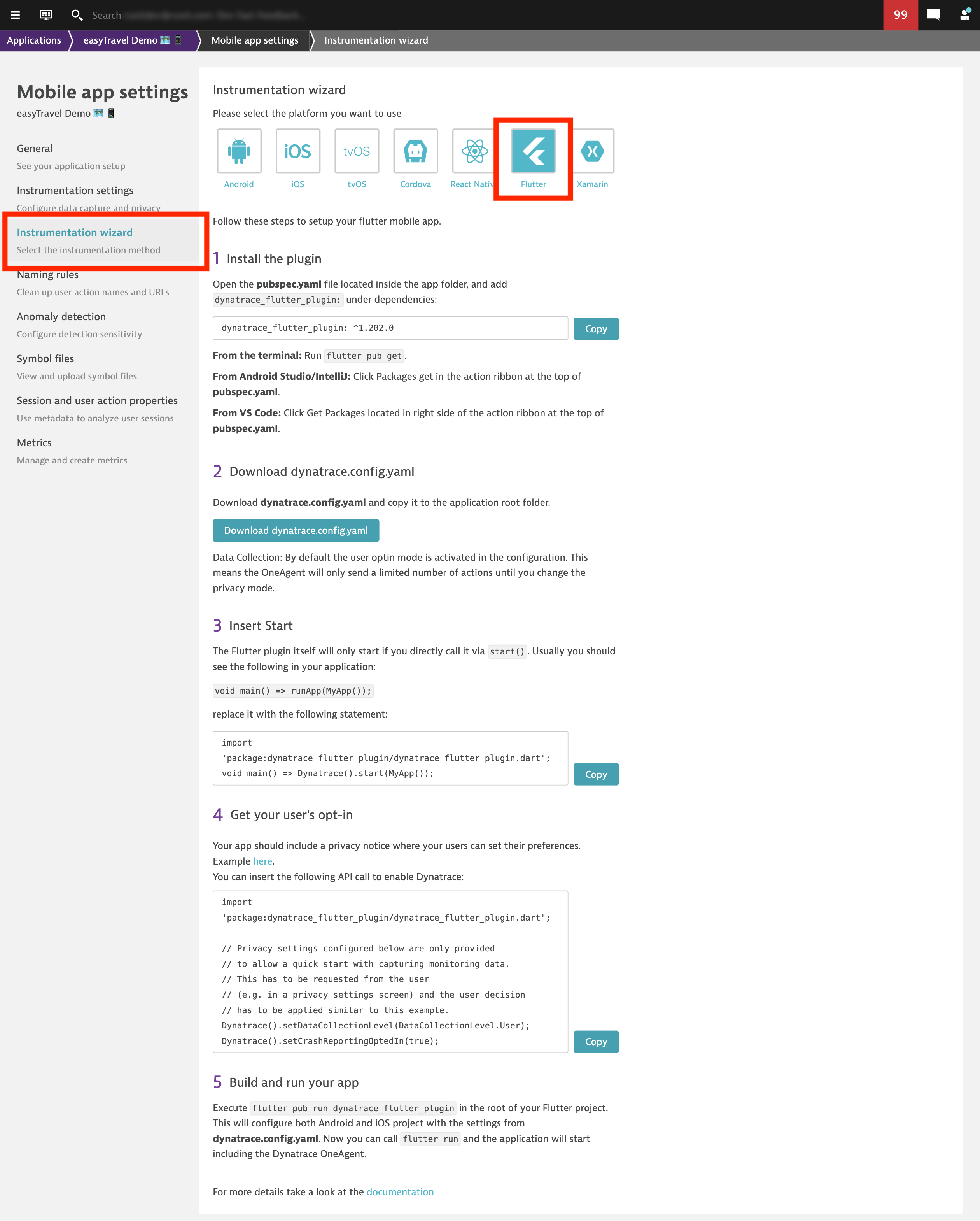 flutter device manager