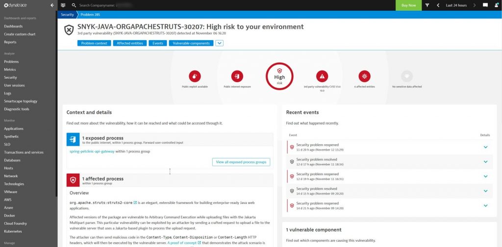 Dynatrace Application Security protects your applications in complex ...