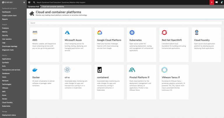 Drive automation at scale with the Dynatrace Software Intelligence Hub