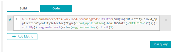 Add metric calculations--the Data explorer Code interface