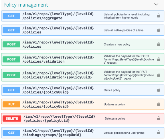Policy management Dynatrace screenshot