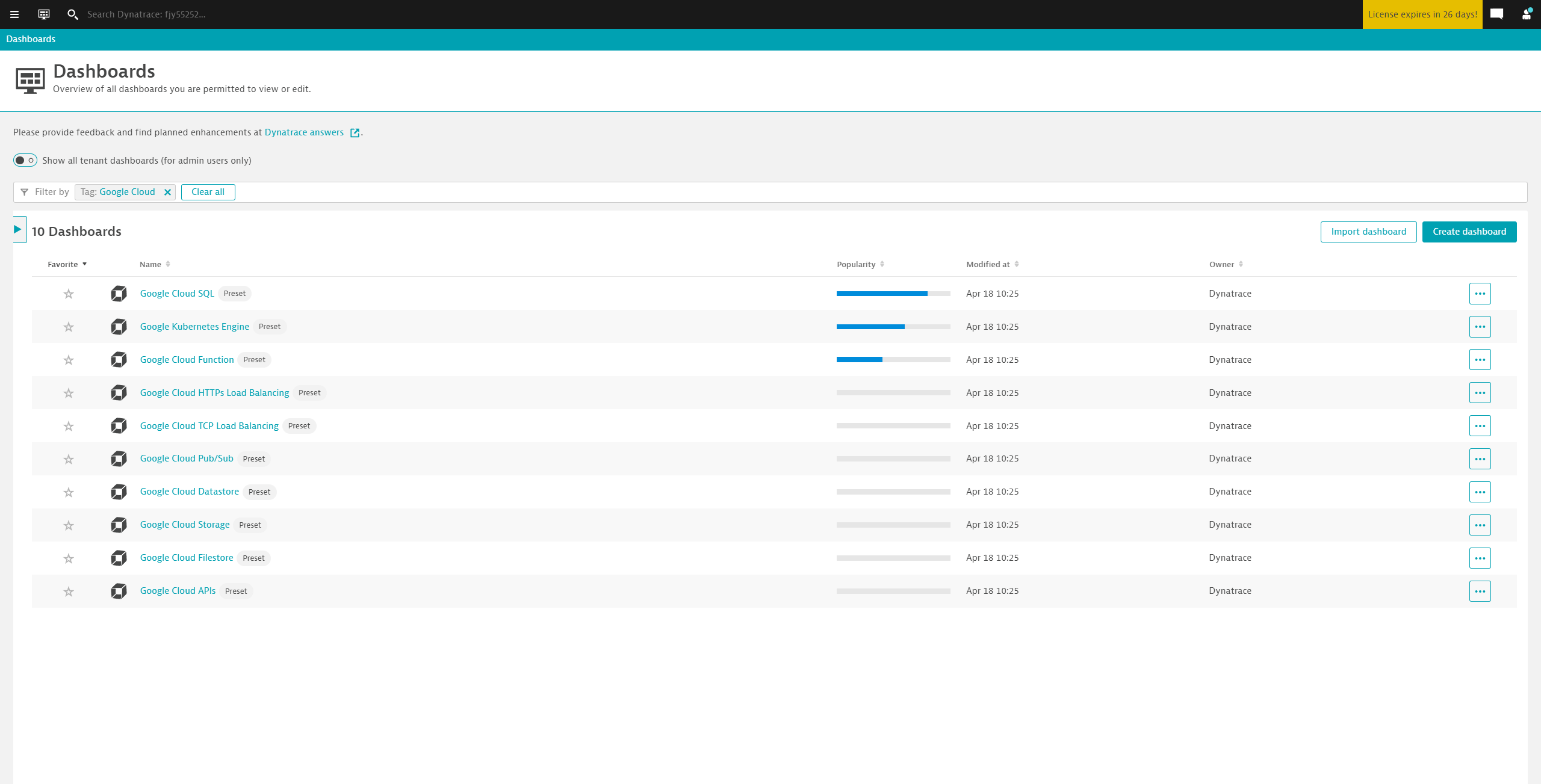 Dynatrace SaaS on Google now generally available