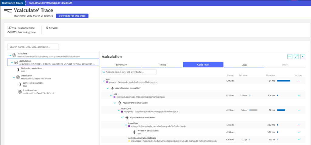 Kubernetes clusters view Dynatrace