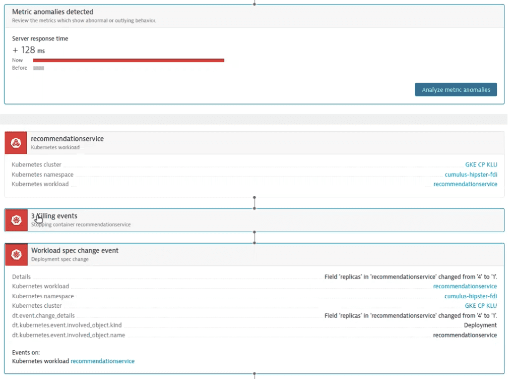 Davis problem impacting users with increased microservice failure rates