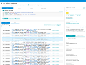 Log and Events Viewer Dynatrace screenshot