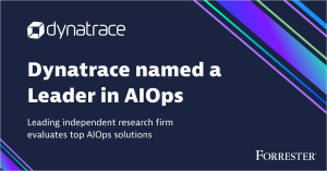 Dynatrace named a Leader in AIOps