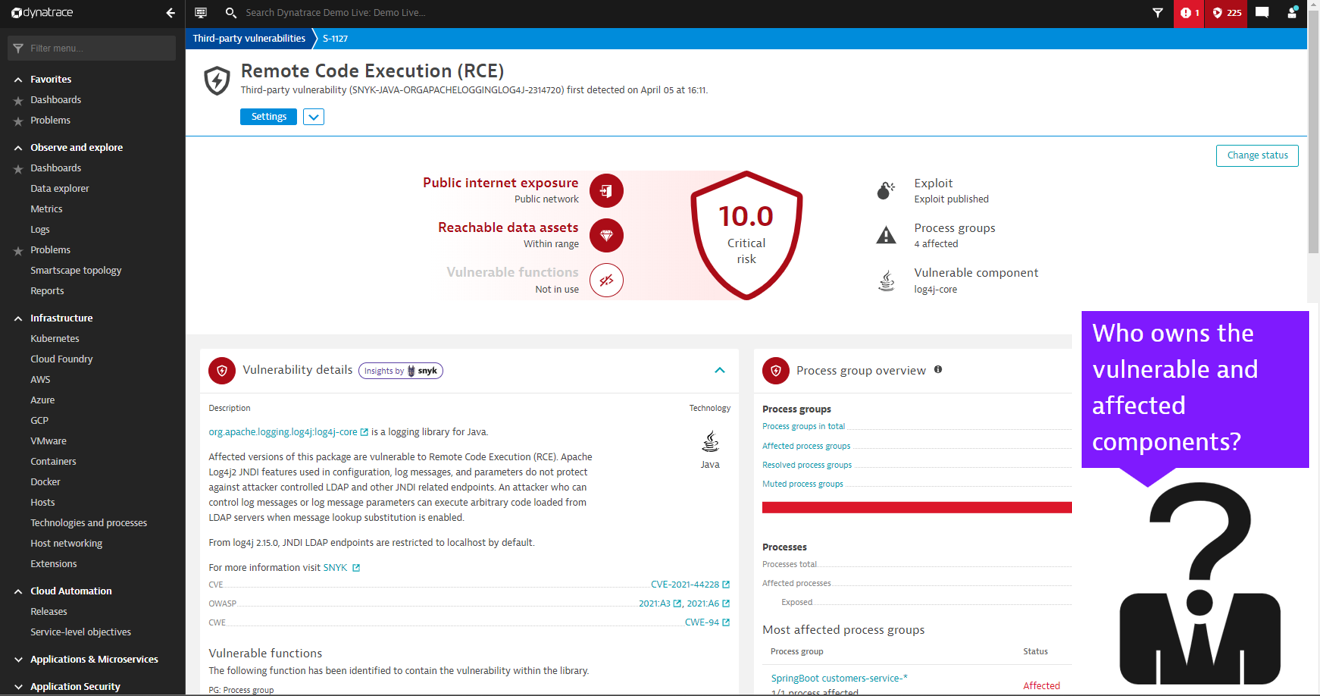 Security vulnerability detection