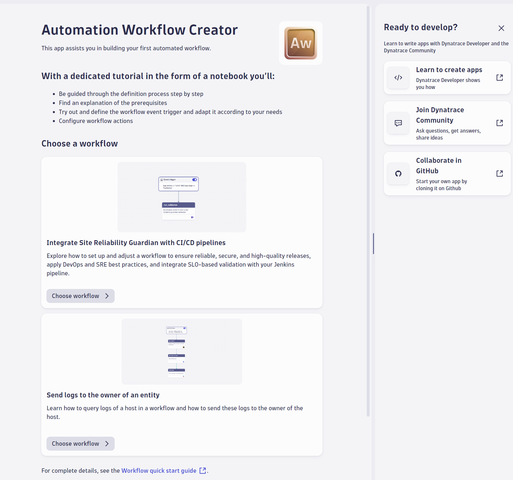 Automation Workflow Creator