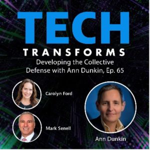 This episode of Tech Transforms discusses the National Cybersecurity Strategy and securing a large agency like the DOE, as well as how agencies balance cybersecurity compliance and risk management.