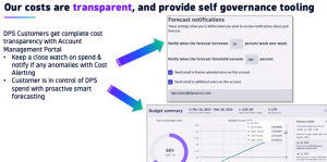 Dynatrace Platform Subscription customers get complete cost transparency with the Account Management portal