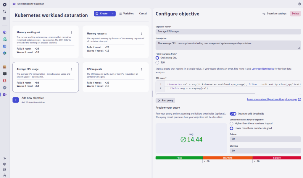 Fully functional and pre-configured guardian for a Kubernetes workload.