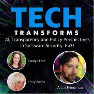 Episode 73 of the Tech Transforms podcast
