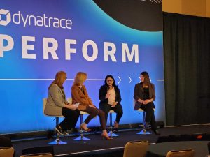 The 'Women in Tech' panel at Dynatrace Perform 2024.
