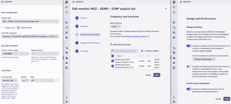 Network Availability Monitors