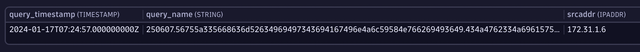 JSON matcher result with three additional fields with their respective types and values