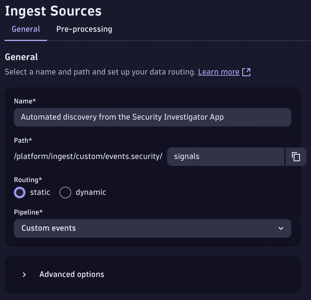 Ingest Sources in Dynatrace screenshot