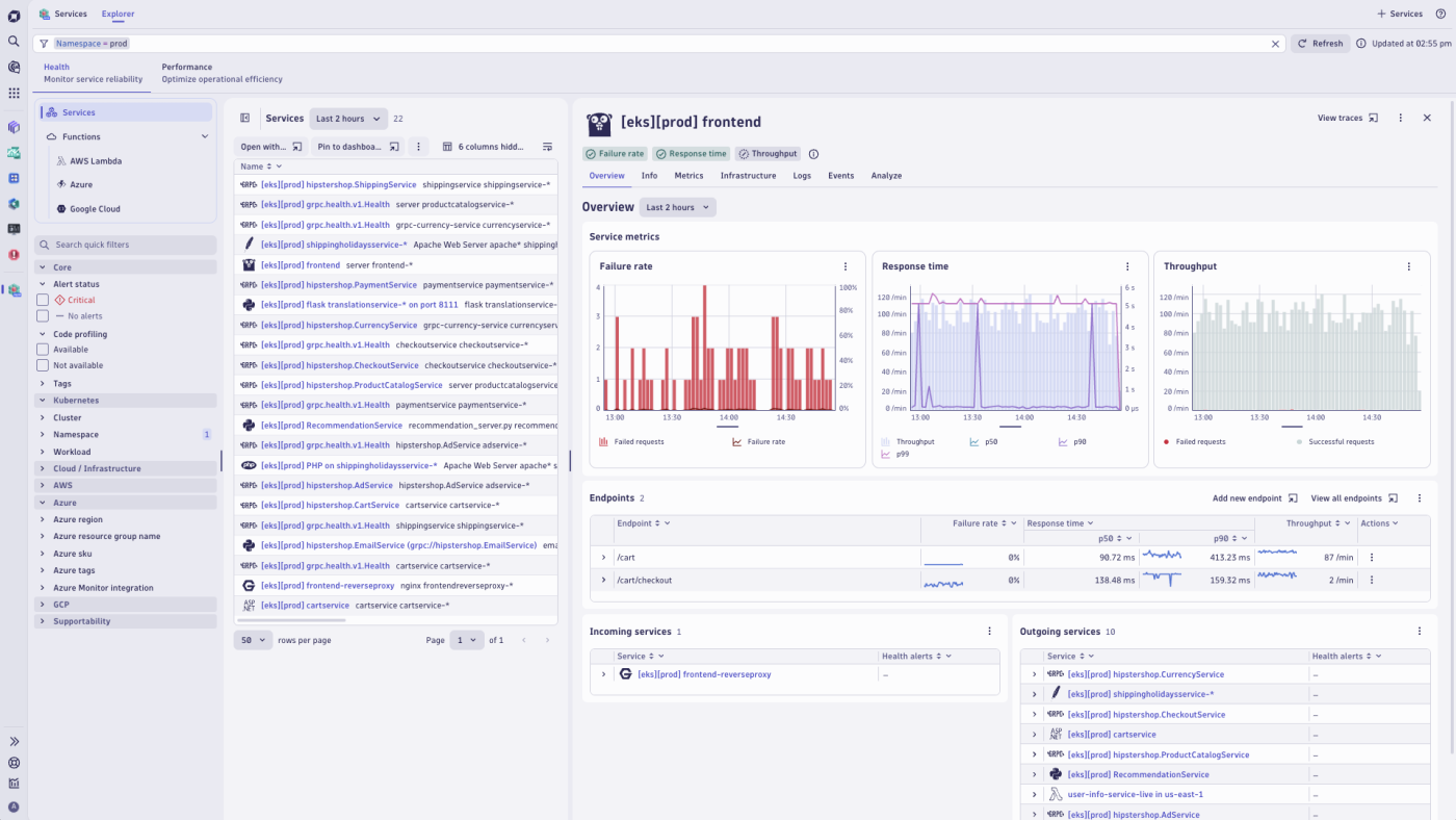 Distributed Tracing app provides effortless trace insights