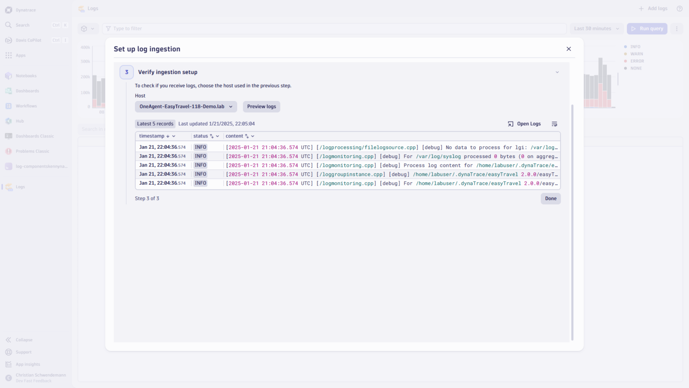 Simplify log onboarding: From zero to observability in minutes