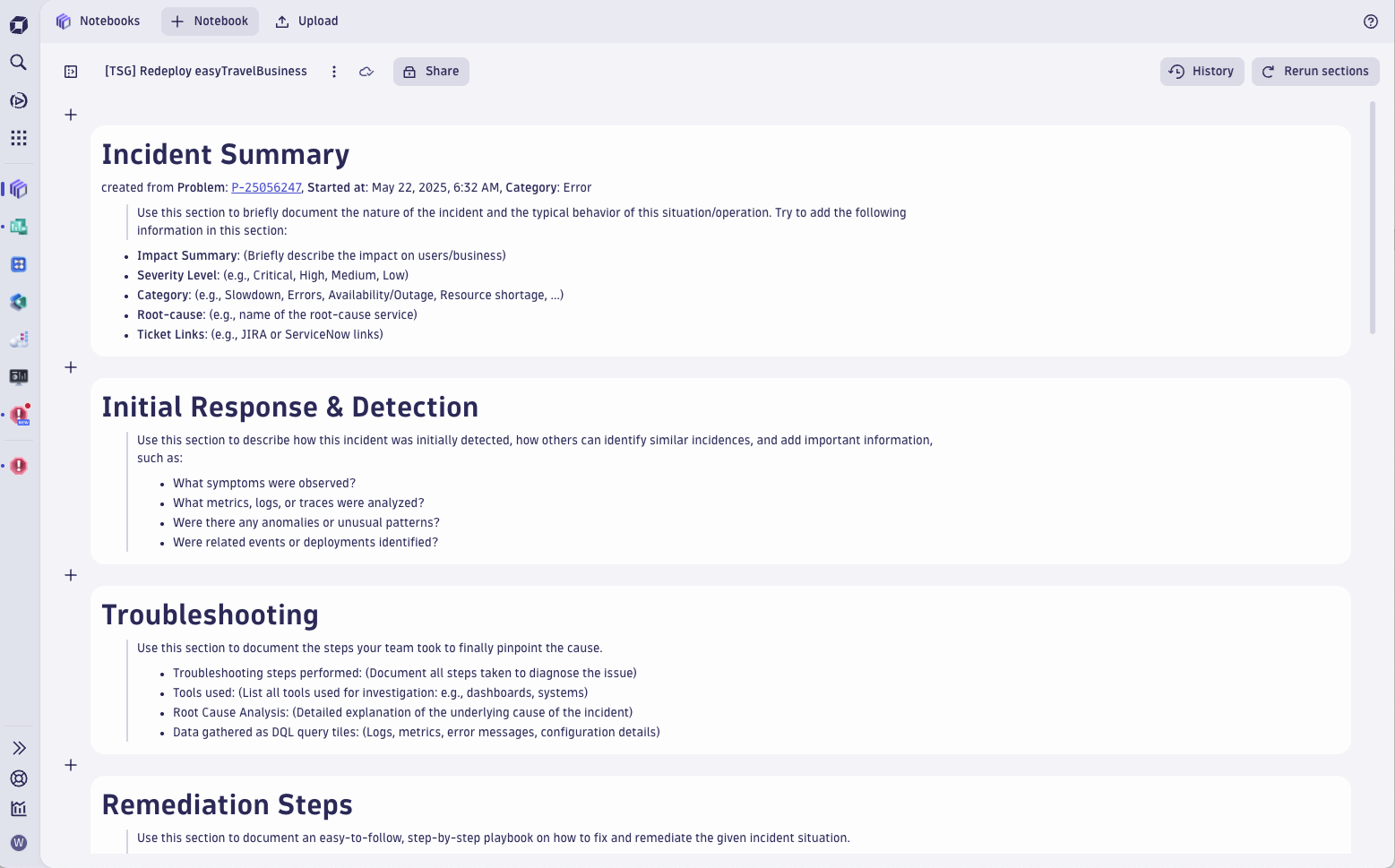 Figure 3. Example of a troubleshooting guide