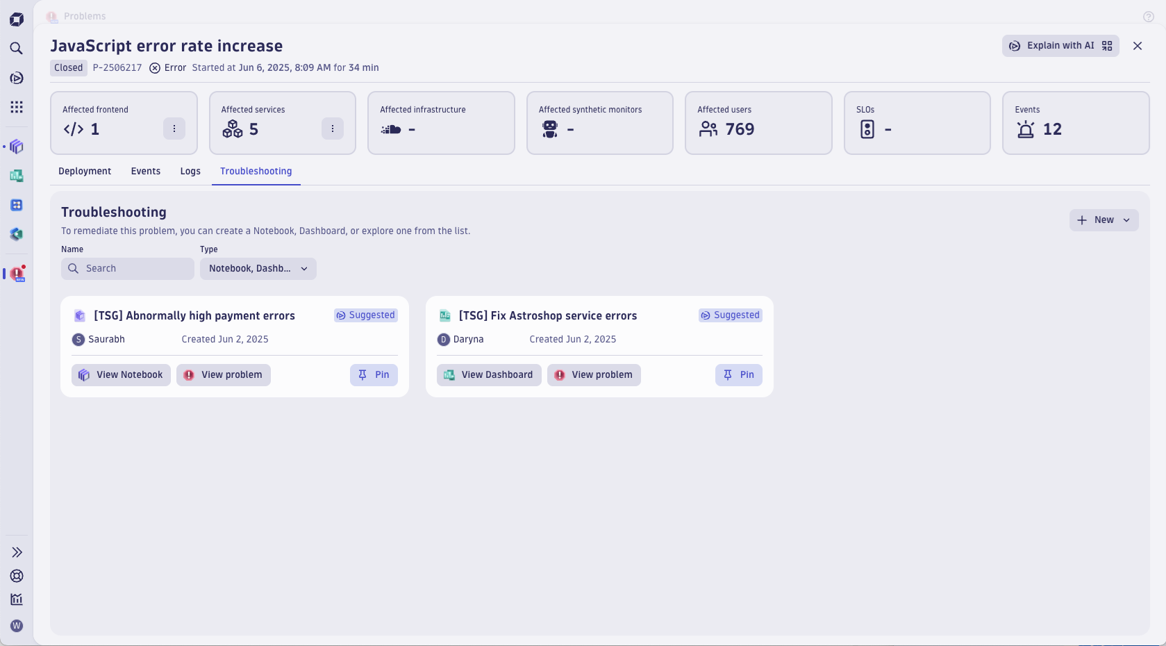 Figure 2. Review related documents from similar past incidents. 