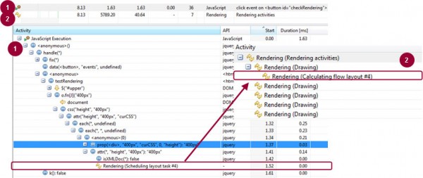 Rendering after changing width of a div Rendering after changing width of a div