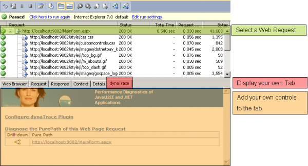 Extended Web Test Result Viewer